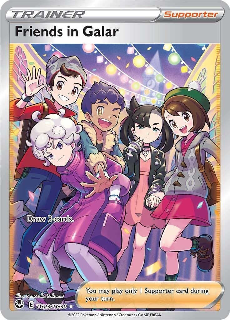 Image for Friends in Galar (TG23/TG30) (SWSH12: Silver Tempest Trainer Gallery) - Pokemon