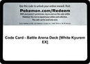 Image for Code Card - Battle Arena Deck [White Kyurem EX] (SM - Guardians Rising) (SM02) - Pokemon