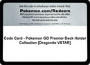 Image for Code Card - Pokemon GO Premier Deck Holder Collection [Dragonite VSTAR] (Pokemon GO) - Pokemon