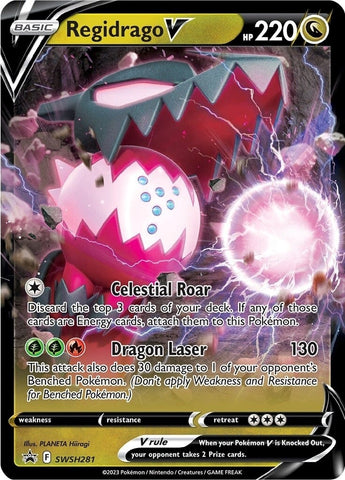 Image for Regidrago V - SWSH281 (SWSH281) (SWSH: Sword & Shield Promo Cards) - Pokemon
