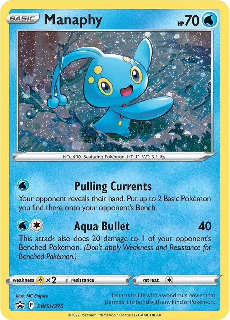 Image for Manaphy - SWSH275 (SWSH275) (SWSH: Sword & Shield Promo Cards) (SWSD) - Pokemon