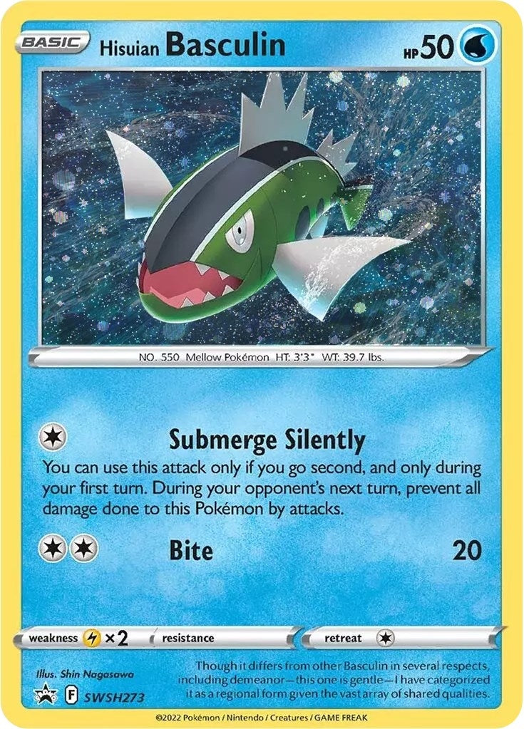 Image for Hisuian Basculin - SWSH273 (SWSH273) (SWSH: Sword & Shield Promo Cards) (SWSD) - Pokemon