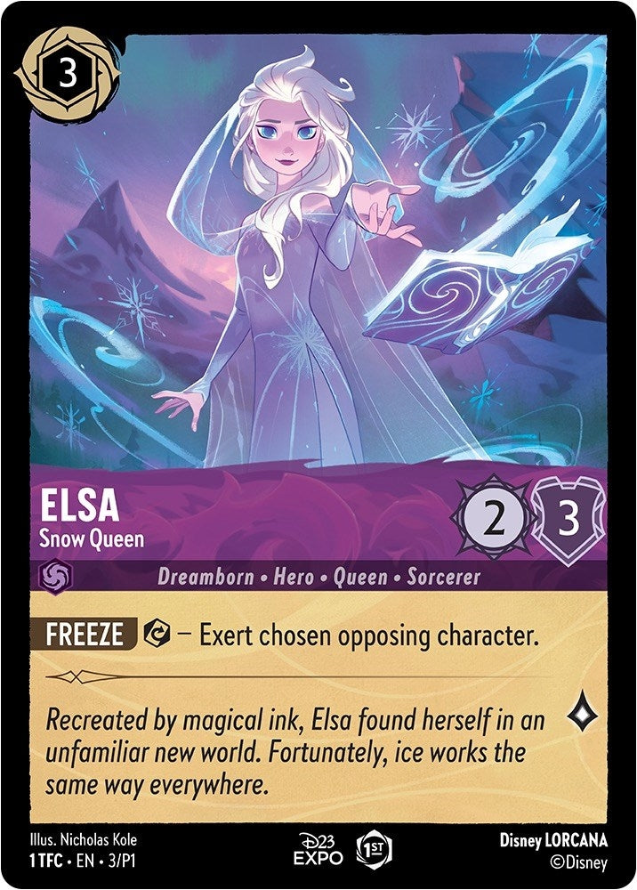 Image for Elsa - Snow Queen (3) (D23 Promos) (D23) - Disney Lorcana