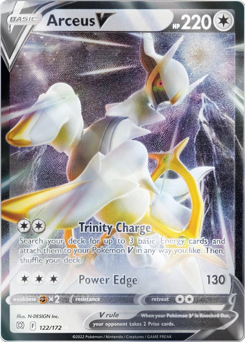 Arceus V - 122/172 (Metal Card) (122/172) (Miscellaneous Cards & Products) (MCAP) Pokemon