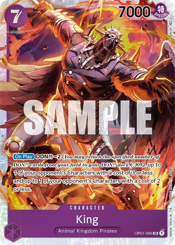 Image for King (096) (OP01-096) (Romance Dawn) - One Piece Card Game