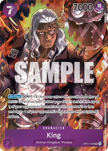 King (096) (Parallel) (OP01-096) (Romance Dawn) One Piece Card Game