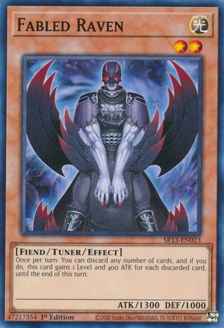 Fabled Raven (SR13-EN023) (Structure Deck: Dark World) YuGiOh