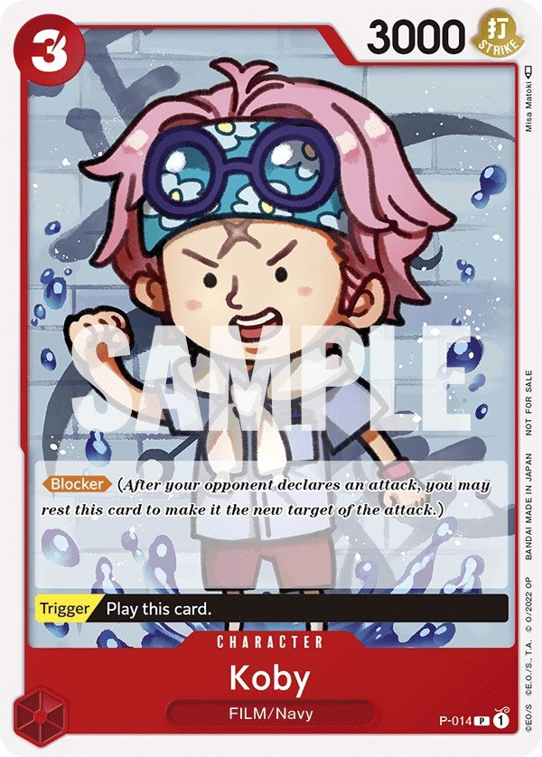 Image for Koby (One Piece Film Red) (P-014) (One Piece Promotion Cards) - One Piece Card Game