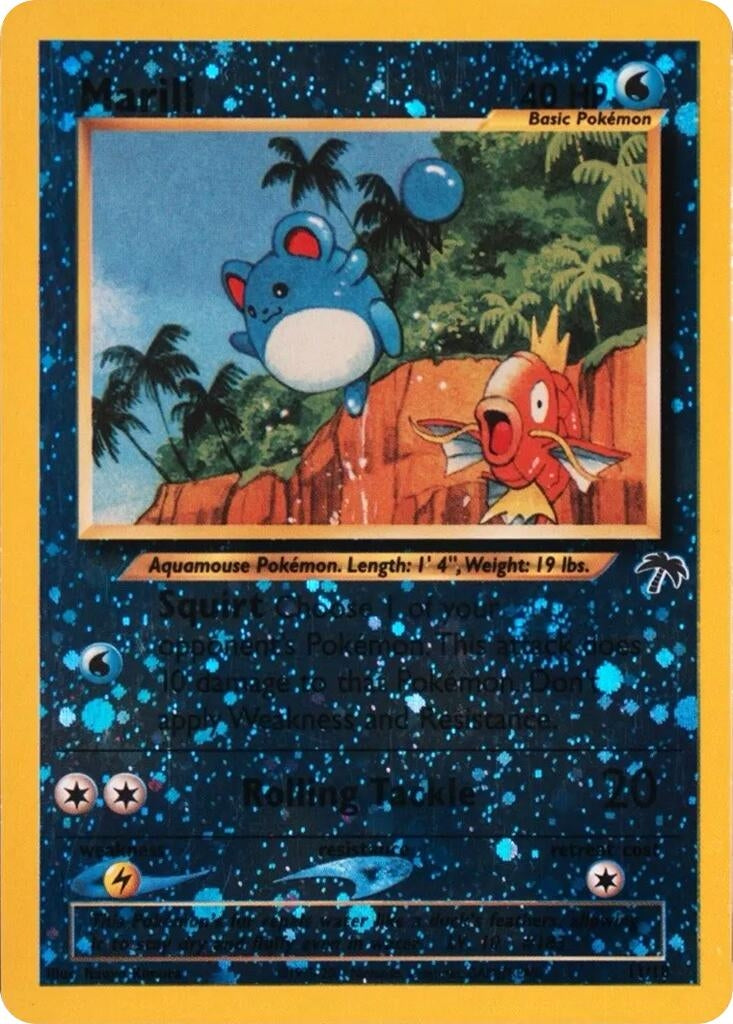 Image for Marill (11/18) (Southern Islands) (SI) - Pokemon