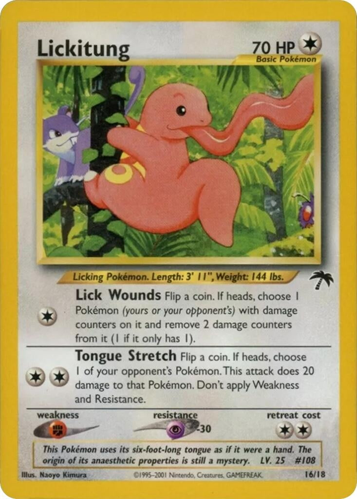 Image for Lickitung (16/18) (Southern Islands) (SI) - Pokemon