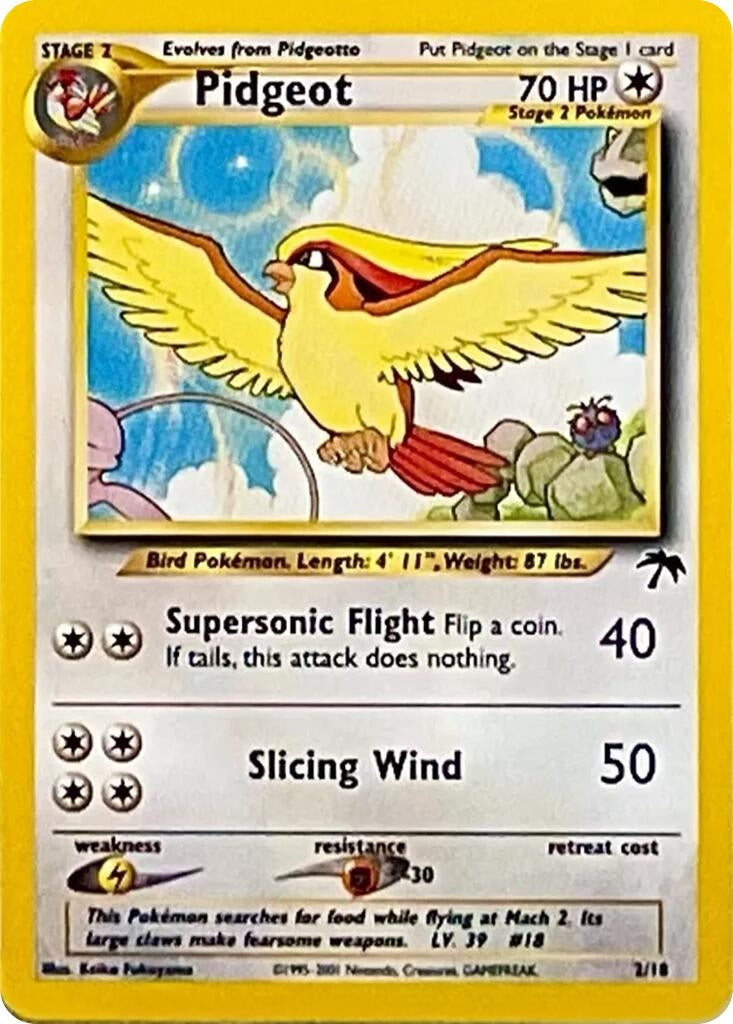 Image for Pidgeot (02/18) (Southern Islands) (SI) - Pokemon