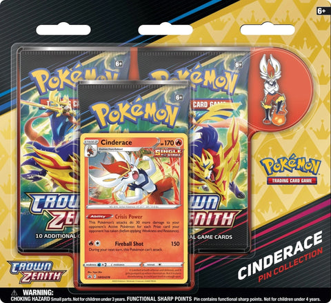 Image for Crown Zenith Pin Collection [Cinderace] - Pokemon