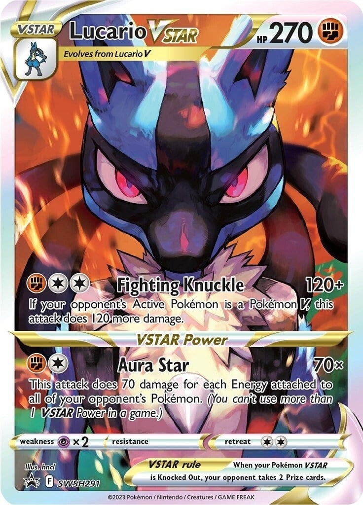 Lucario VSTAR - SWSH291 (SWSH291) (SWSH: Sword & Shield Promo Cards) (SWSD) Pokemon