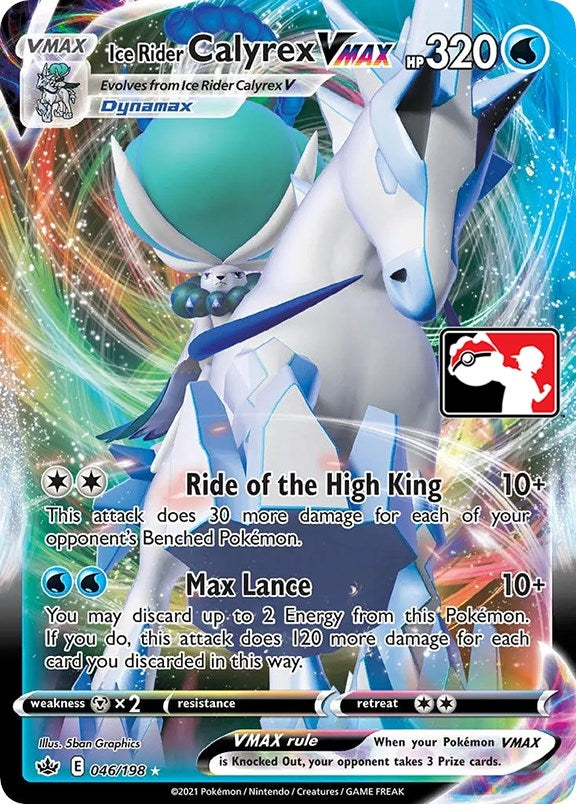 Image for Ice Rider Calyrex VMAX (046/198) (Prize Pack Series Cards) - Pokemon