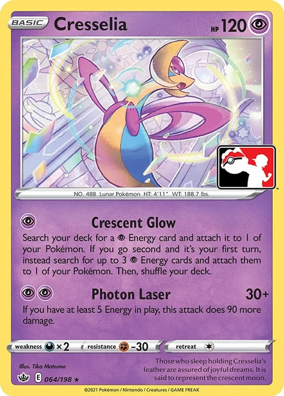 Image for Cresselia (064/198) (Prize Pack Series Cards) - Pokemon