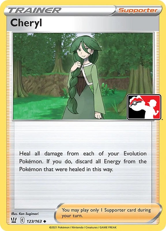 Cheryl (123/163) (Prize Pack Series Cards) Pokemon