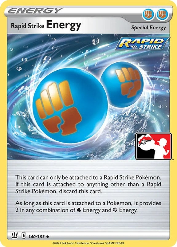 Image for Rapid Strike Energy (140/163) (Prize Pack Series Cards) - Pokemon