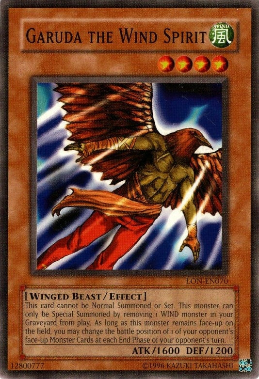 Garuda the Wind Spirit (LON-EN070) (Labyrinth of Nightmare (Worldwide English)) YuGiOh