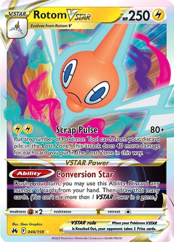 Image for Rotom VSTAR (046/159) (Crown Zenith) - Pokemon