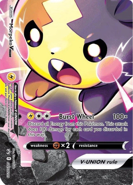 Morpeko V-Union - SWSH289 (SWSH289) (SWSH: Sword & Shield Promo Cards) (SWSD) Pokemon
