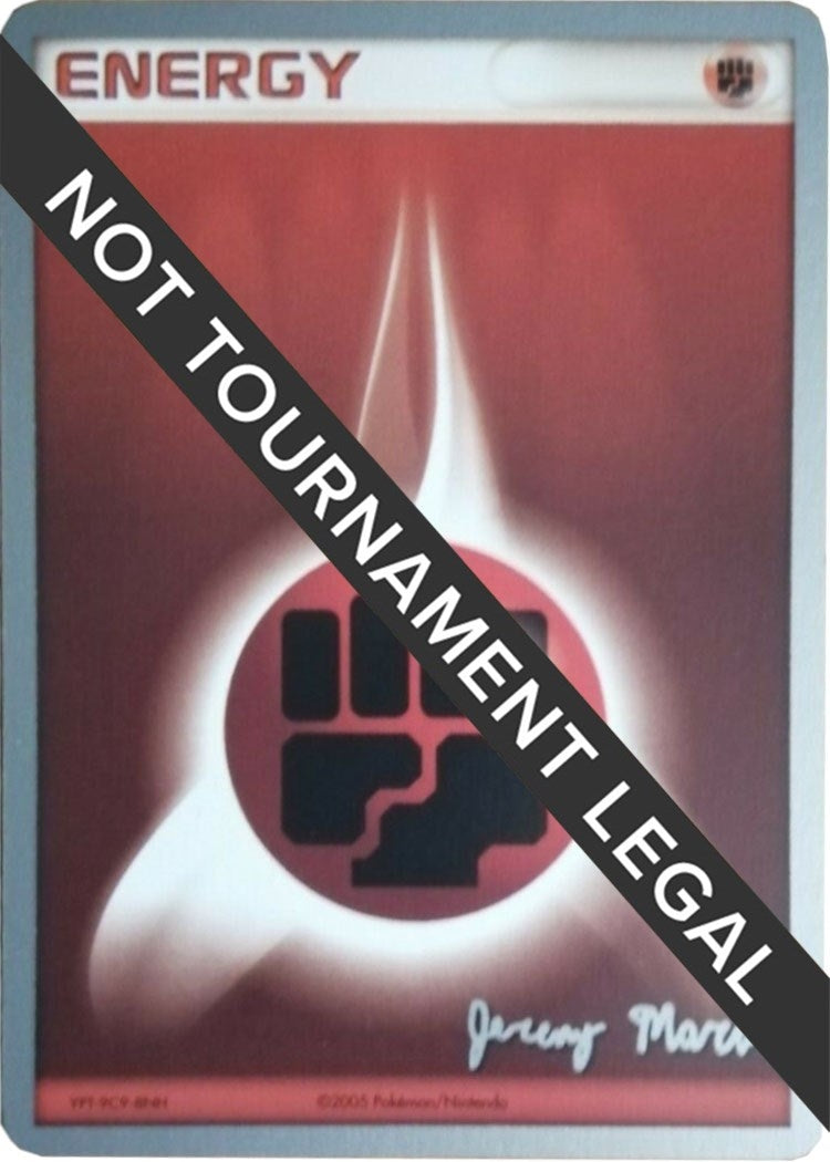 Image for Fighting Energy - 2005 (Jeremy Maron) (World Championship Decks) (WCD) - Pokemon