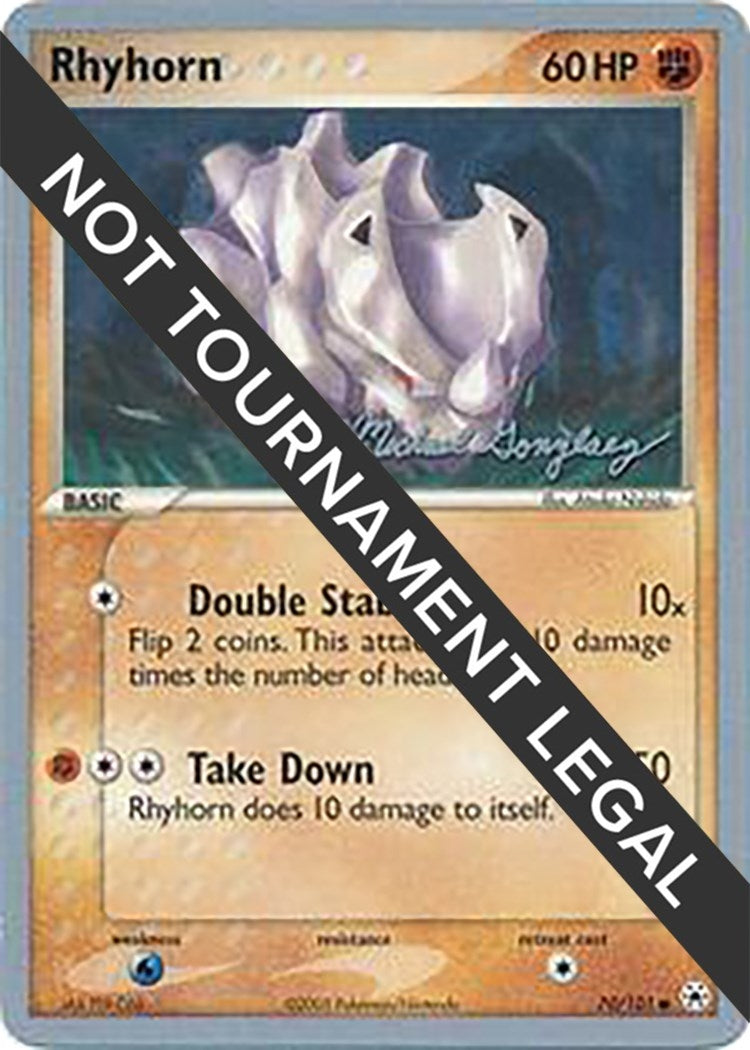 Image for Rhyhorn - 2005 (Michael Gonzalez) (70/101) (World Championship Decks) (WCD) - Pokemon