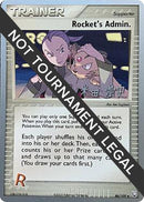 Image for Rocket's Admin. - 2005 (Takashi Yoneda) (86/109) (World Championship Decks) (WCD) - Pokemon