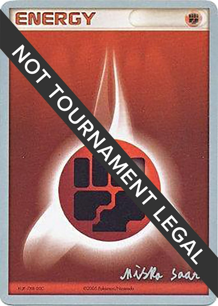 Image for Fighting Energy - 2006 (Miska Saari) (World Championship Decks) (WCD) - Pokemon