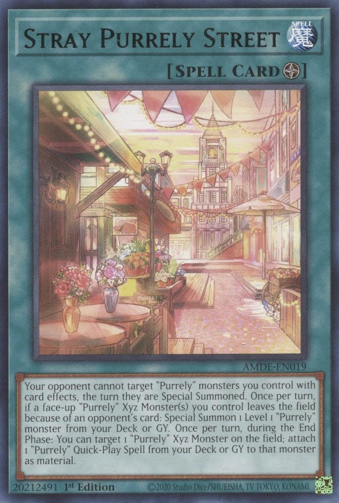 Stray Purrely Street (AMDE-EN019) (Amazing Defenders) YuGiOh