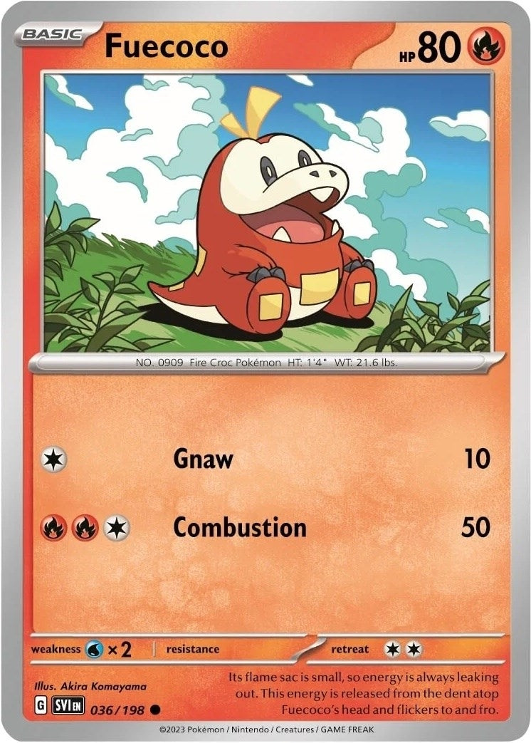 Fuecoco - 036/198 (Mirage Holo) (036/198) (Miscellaneous Cards & Products) Pokemon