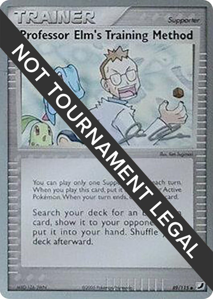 Image for Professor Elm's Training Method - 2006 (Jason Klaczynski) (89/115) (World Championship Decks) (WCD) - Pokemon