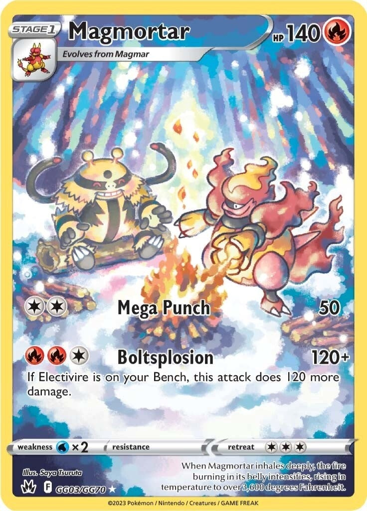 Image for Magmortar (GG03/GG70) (Crown Zenith: Galarian Gallery) - Pokemon