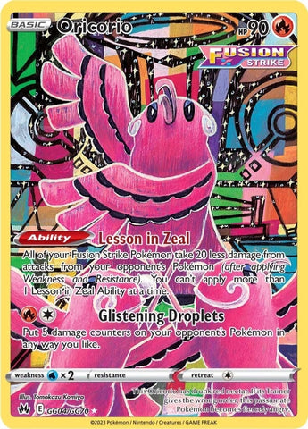 Image for Oricorio (GG04/GG70) (Crown Zenith: Galarian Gallery) - Pokemon