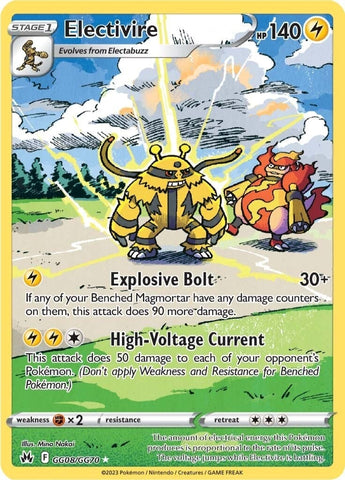 Image for Electivire (GG08/GG70) (Crown Zenith: Galarian Gallery) - Pokemon