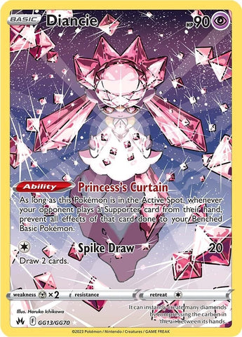 Image for Diancie (GG13/GG70) (Crown Zenith: Galarian Gallery) - Pokemon