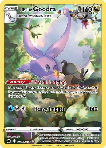 Image for Hisuian Goodra (GG21/GG70) (Crown Zenith: Galarian Gallery) - Pokemon