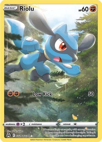 Image for Riolu (GG26/GG70) (Crown Zenith: Galarian Gallery) - Pokemon