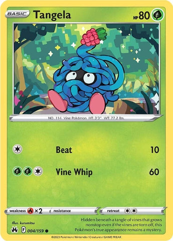 Image for Tangela (004/159) (Crown Zenith) - Pokemon