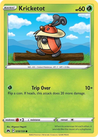 Image for Kricketot (010/159) (Crown Zenith) - Pokemon
