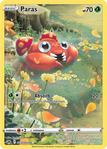Image for Paras (GG32/GG70) (Crown Zenith: Galarian Gallery) - Pokemon