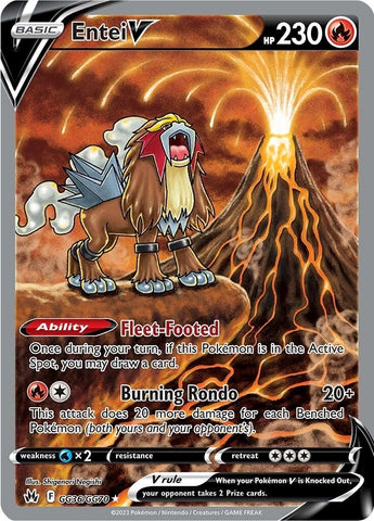 Image for Entei V (GG36/GG70) (Crown Zenith: Galarian Gallery) - Pokemon