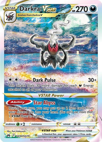 Image for Darkrai VSTAR (GG50/GG70) (Crown Zenith: Galarian Gallery) - Pokemon