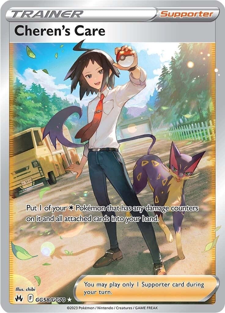Image for Cheren's Care (GG58/GG70) (Crown Zenith: Galarian Gallery) - Pokemon