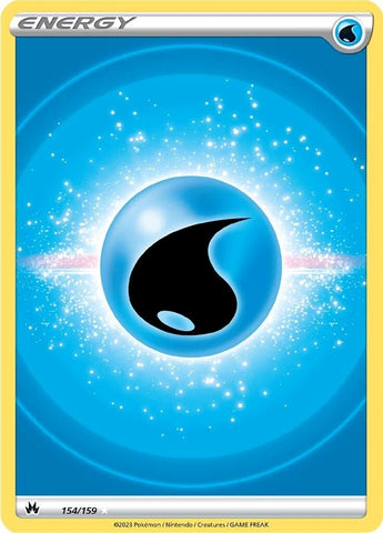 Image for Water Energy (Texture Full Art) (154/159) (Crown Zenith) - Pokemon