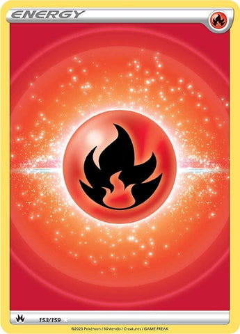 Image for Fire Energy (Texture Full Art) (153/159) (Crown Zenith) - Pokemon