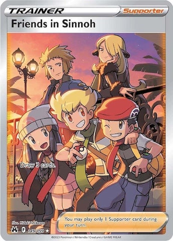 Image for Friends in Sinnoh (Full Art) (149/159) (Crown Zenith) - Pokemon