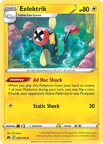 Image for Eelektrik (048/159) (Crown Zenith) - Pokemon