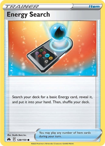 Image for Energy Search (128/159) (Crown Zenith) - Pokemon