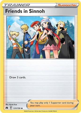 Image for Friends in Sinnoh (131/159) (Crown Zenith) - Pokemon