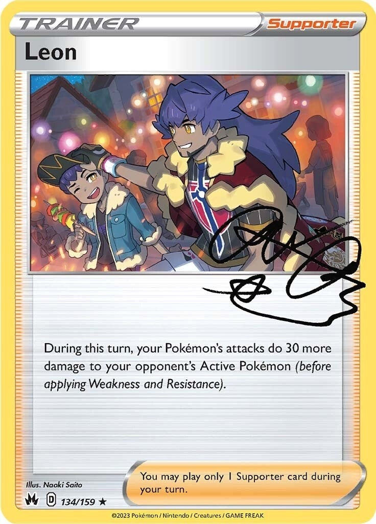 Image for Leon (134/159) (Crown Zenith) - Pokemon